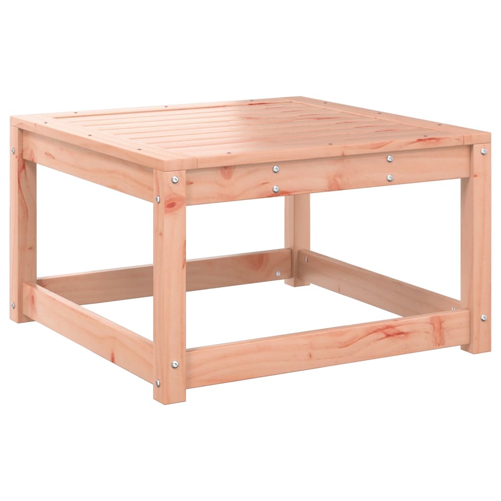 Garden Footstool with Cushions Solid Wood Douglas